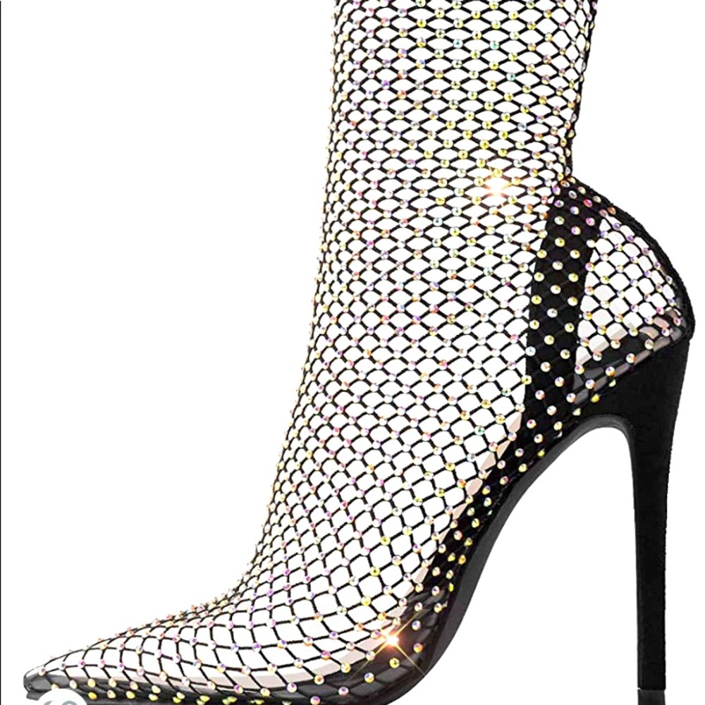 Rhinestone Booties - Picture 2 of 6